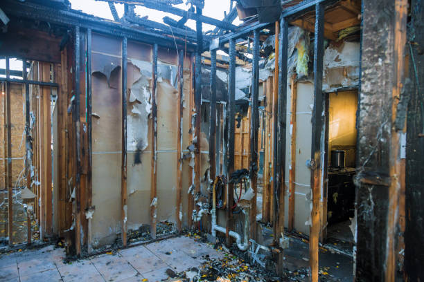 Professional Fire Damage Removal technician working in Woodlawn, VA